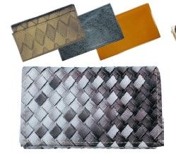 ΚΑΠΝΟΘΗΚΕΣ ΔΕΡΜΑΤΙΝΗ 13Χ7CM MIX COLORS  -12ΤΜΧ