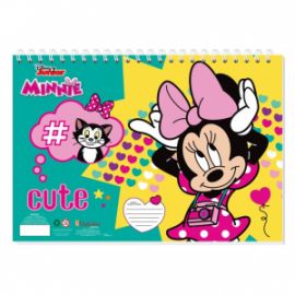 ΜΠΛΟΚ ΖΩΓΡΑΦΙΚΗΣ MINNIE ΜΕ ΑΥΤΟΚΟΛΗΤΑ 23Χ33-40ΦΥΛ