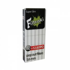 FILTRAKI Super Slim 5,6mm 60+12