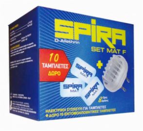 SPIRA MAT ΣΥΣΚΕΥΗ+10 ΤΑΜΠΛΕΤΕΣ ΔΩΡΟ