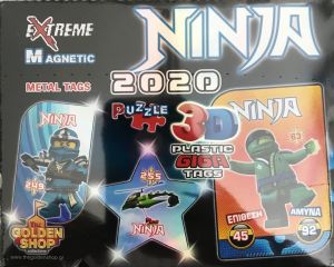 NINJA EXTREME METAL TAGS 3D