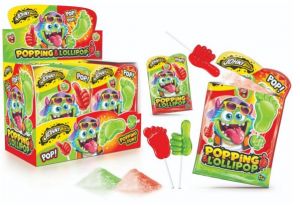 JOHNY BEE POPPING+LOLLIPOP 36PCS