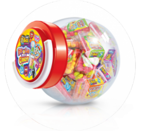 DR LAB ΜΙΝΙ CANDY Καραμελακια Βάζο μπάλα 70τμχ