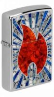 ZIPPO 49431 FUSION FLAME DESIGN