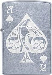 ZIPPO 49113 ACE OF SPADES GOTH DESGIGN