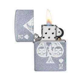 ZIPPO 49113 ACE OF SPADES GOTH DESGIGN
