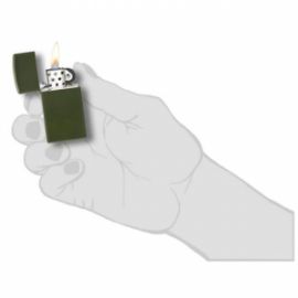 ZIPPO 1627 SLIM  GREEN MATTTE