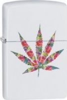 ZIPPO 29730 FLORAL WEED DESIGN