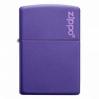ZIPPO 237ZL REG PURPLE MATTE LOGO