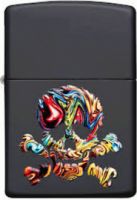 ZIPPO 49187 COLORFUL SKULL DESIGN