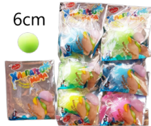 ΜΠΑΛΑΚΙ ΧΛΑΠΑΤΣΑ ANTISTRESS MOΝΟΧΡΩΜΟ ( 6CM ) - 5 ΤΜΧ