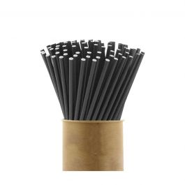 ΧΑΡΤΙΝΑ ΚΑΛΑΜΑΚΙΑ 3ply ΜΑΥΡΑ 0,5X21CM-500τμχ