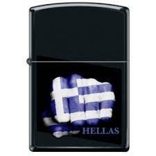 ZIPPO 218-009435 GREEK FLAG FIST