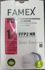 ΜΑΣΚΕΣ FFP2(N95) ΡΟΖ-ΦΟΥΞΙΑ Χ10ΤΜΧ