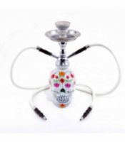 ΝΑΡΓΙΛΈΣ LA CATRINA ΆΣΠΡΟΣ  ΔΙΠΛΟΣ 45CM