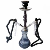 ΝΑΡΓΙΛΕΣ SHISHA ΜΑΥΡΟΣ ΔΙΠΛΟΣ 33CM