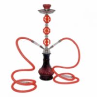 ΝΑΡΓΙΛΕΣ SHISHA ΚΟΚΚΙΝΟΣ ΔΙΠΛΟΣ - 55CM