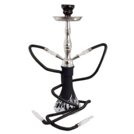 ΝΑΡΓΙΛΕΣ SHISHA ΔΙΠΛΟΣ ΜΑΥΡΟΣ- 55CM
