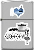 ZIPPO 205-071168 I LOVE GREECE 