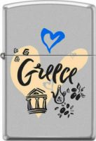 ZIPPO 205-071162 GREECE WITH HEARTS 