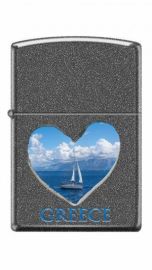 ZIPPO 211-071163 GREECE HEART OCEAN VIEW 