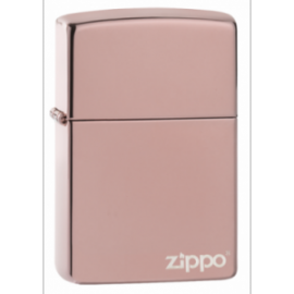 ZIPPO 49190ZL  REG ROSE  GOLD LOGO