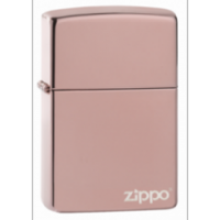 ZIPPO 49190ZL  REG ROSE  GOLD LOGO