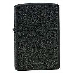 ZIPPO REG BLACK CRACKLE