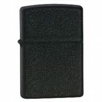 ZIPPO REG BLACK CRACKLE