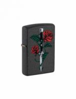 ZIPPO 49778 ROSE DAGGER TATTOO
