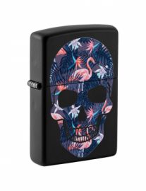 ZIPPO 49771 FLAMINGO SKULL DESIGN 
