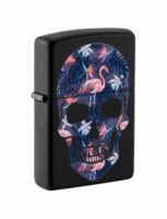 ZIPPO 49771 FLAMINGO SKULL DESIGN 