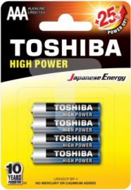 TOSHIBA ALKALINE AAA-4PCS