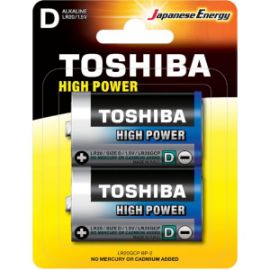 TOSHIBA ALKALINE D -2PCS