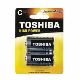 TOSHIBA ALKALINE C -2PCS