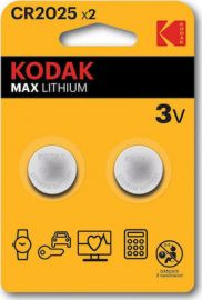 KODAK MAX LITHIUM ΜΠΑΤΑΡΊΕΣ CR2025 3V- 2ΤΜΧ 