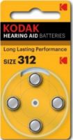 KODAK P312 HEARING AID BATTERY-4PCS
