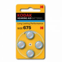 KODAK P675 HEARING AID BATTERY-4PCS