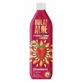 HOLA! ALOE VITAMIN ΦΡΑΟΥΛΑ-NO SUGAR-500ML-12TMX