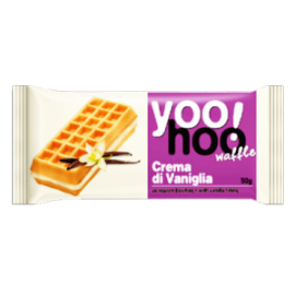 YOOHOO WAFFLE ΒΑΝΙΛΙΑ 50ΓΡ -12ΤΜΧ