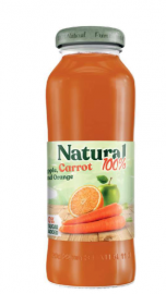 NATURALS ΦΥΣΙΚ. ΧΥΜΟΣ ΚΑΡΟΤ-ΠΟΡΤΟΚ-ΜΗΛΟ-200ML (FRUTEX)