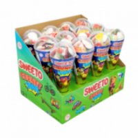 SWEETO CORNETS 65GR - DISPLAY 12TMX. 