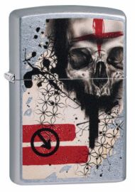 ZIPPO 29856-000003 TRASH POLKA RAROO SKULL