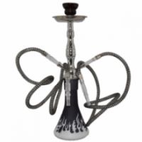 ΝΑΡΓΙΛΕΣ SHISHA 200071 ΜΑΥΡΟΣ ΔΙΠΛΟΣ - 55CM