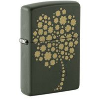 ZIPPO 48501 FOUR LEAF CLOVER DESIGN
