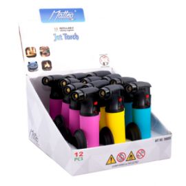 ADAMO MAXI TORCH(ΦΛΟΓ.)196006 NEON RUBBERIZED-12PCS