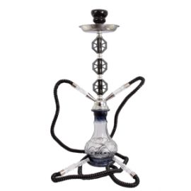 ΝΑΡΓΙΛΕΣ SHISHA 917085  ΜΑΥΡΟΣ  ΔΙΠΛΟΣ - 50CM
