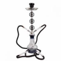 ΝΑΡΓΙΛΕΣ SHISHA 917085  ΜΑΥΡΟΣ  ΔΙΠΛΟΣ - 50CM