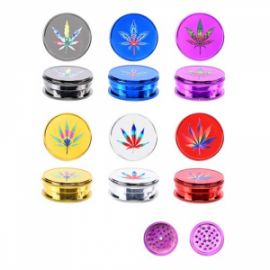 GRINDER ΠΛΑΣΤΙΚΟ ΜΕΣΑΙΟ 3 LAYERS 0212563 CANNA LEAF