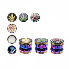 GRINDER METAL LEAF (0212565)43MM 4LAYERS- 6TMX.